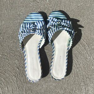 Marc Fisher Satin Bow Slides